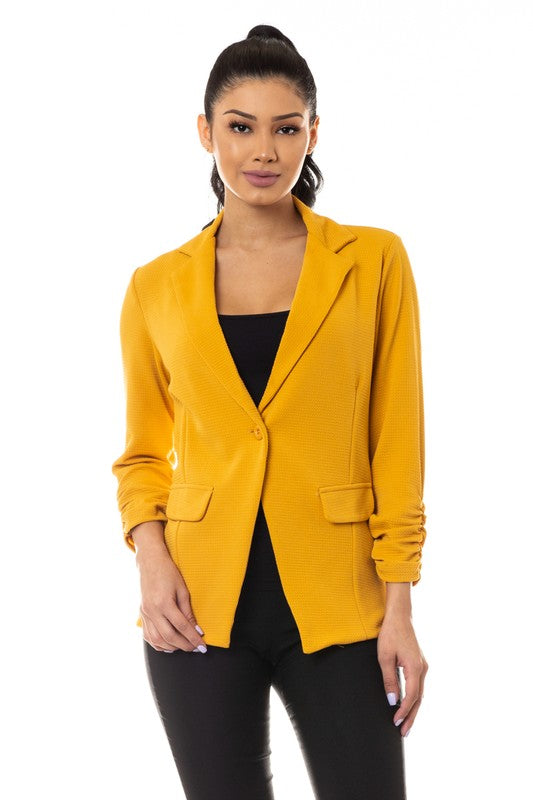 Lydia Textured Blazer Jacket