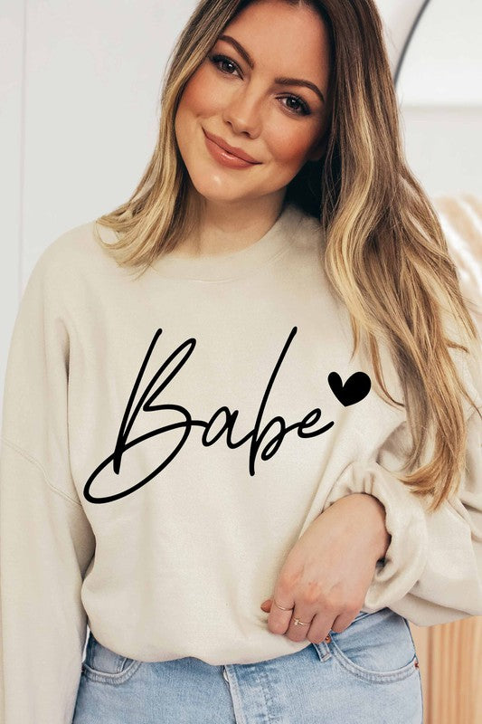 BABE GRAPHIC SWEATSHIRT