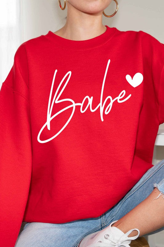 BABE GRAPHIC SWEATSHIRT