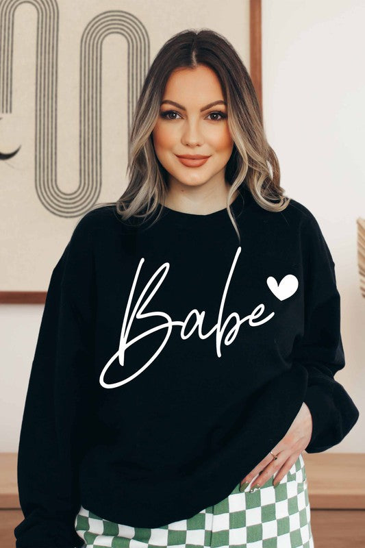 BABE GRAPHIC SWEATSHIRT