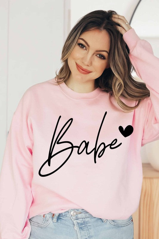 BABE GRAPHIC SWEATSHIRT